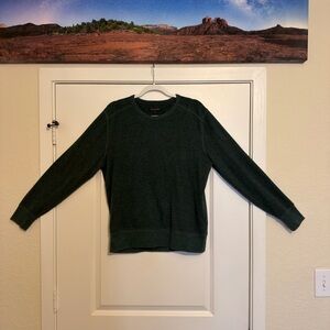 Banana Republic Ultra-Soft Waffle Knit Sweater – Green – Medium